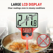 LABART TP509 Candy Thermometer with Pot Clip, Instant Read Meat Digital Thermometer with LCD